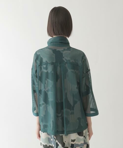 HIROKO BIS GRANDE / ヒロコビス グランデ その他アウター | 【大きいサイズ】ナチュラルメッシュショートブルゾン /洗える | 詳細9