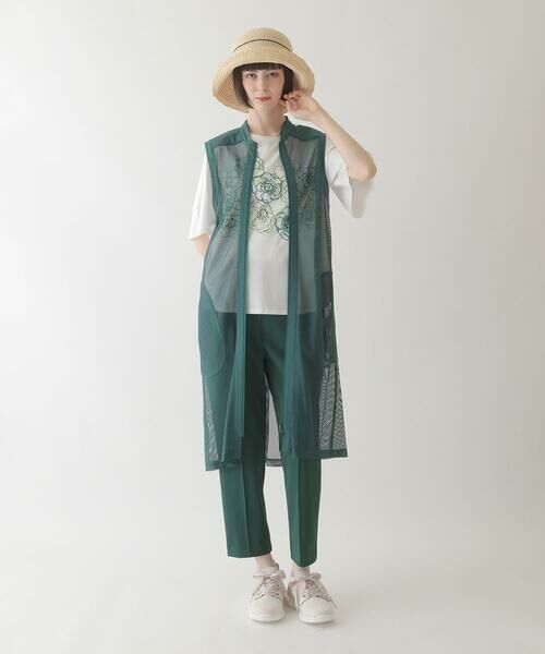 HIROKO BIS GRANDE / ヒロコビス グランデ フラワードットジャカードプルオーバー HIROKO BIS GRANDE ⁄ ヒロコビス グランデ 大きいサイズ