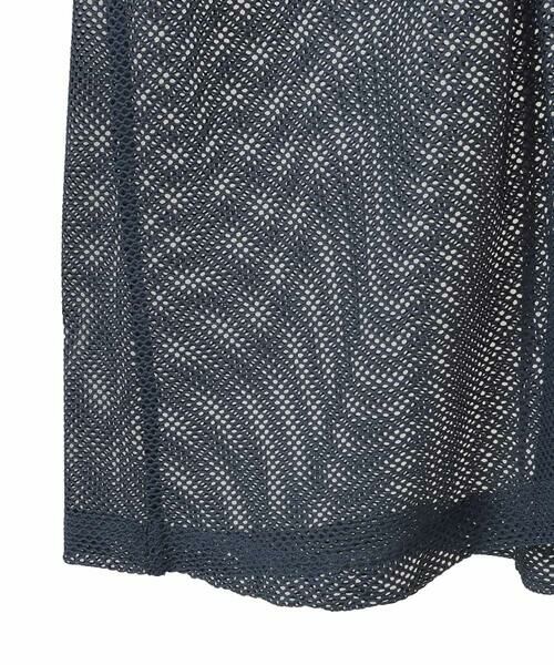 HIROKO BIS GRANDE / ヒロコビス グランデ ベスト | 【大きいサイズ】ナチュラルメッシュロングジレ /洗える | 詳細5