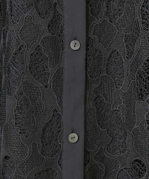 HIROKO BIS GRANDE / ヒロコビス グランデ シャツ・ブラウス | 【大きいサイズ】迷彩レースジョイントブラウス /洗える | 詳細14