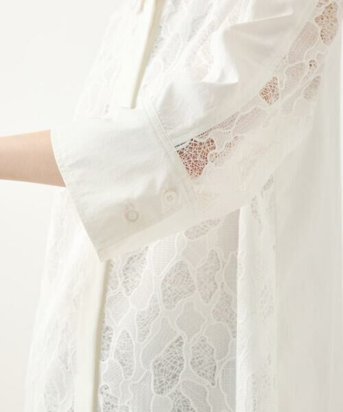 HIROKO BIS GRANDE / ヒロコビス グランデ チュニック | 【大きいサイズ】ランダム迷彩レースチュニックブラウス /洗える | 詳細7