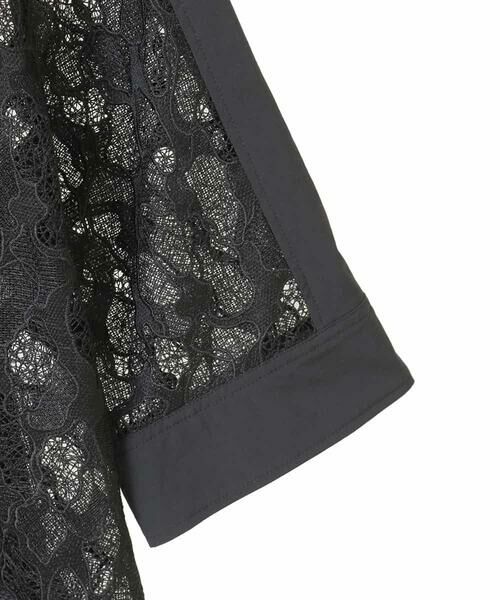 HIROKO BIS GRANDE / ヒロコビス グランデ チュニック | 【大きいサイズ】ランダム迷彩レースチュニックブラウス /洗える | 詳細18