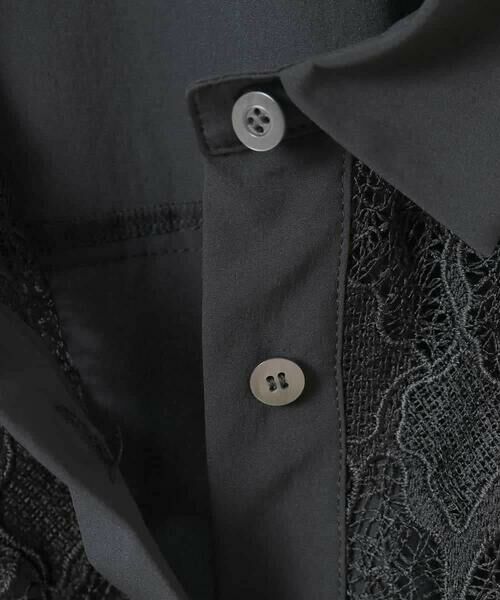 HIROKO BIS GRANDE / ヒロコビス グランデ チュニック | 【大きいサイズ】ランダム迷彩レースチュニックブラウス /洗える | 詳細21