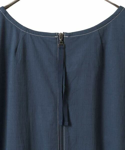 HIROKO BIS GRANDE / ヒロコビス グランデ ロング・マキシ丈ワンピース | 【大きいサイズ】配色ステッチ立体スリーブワンピース | 詳細10