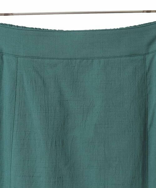 HIROKO BIS GRANDE / ヒロコビス グランデ ロング・マキシ丈スカート | 【大きいサイズ】リネンライクストレッチフレアスカート /洗える | 詳細4