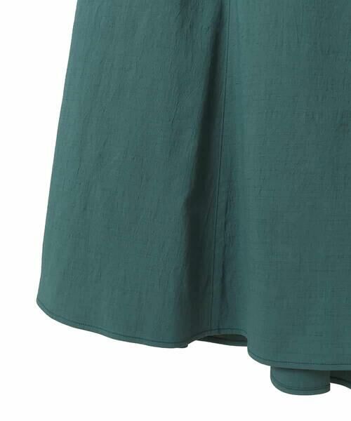 HIROKO BIS GRANDE / ヒロコビス グランデ ロング・マキシ丈スカート | 【大きいサイズ】リネンライクストレッチフレアスカート /洗える | 詳細5