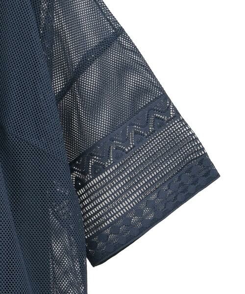 HIROKO BIS GRANDE / ヒロコビス グランデ カットソー | 【大きいサイズ】ラッセルメッシュデザインカットソー /洗濯機で洗える | 詳細14