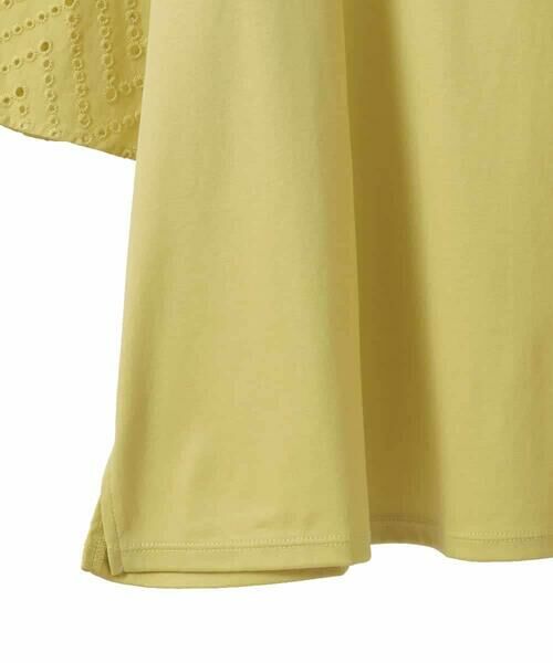 HIROKO BIS GRANDE / ヒロコビス グランデ シャツ・ブラウス | 【大きいサイズ/接触冷感】コットンレースボリューム袖カットソー | 詳細9