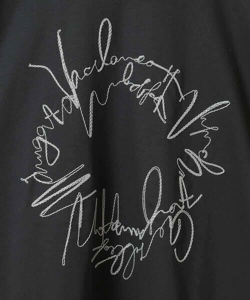 HIROKO BIS GRANDE / ヒロコビス グランデ カットソー | 【大きいサイズ/接触冷感】ブレード刺繍デザインヘムカットソー /洗える | 詳細5