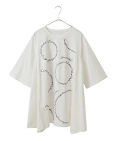 HIROKO BIS GRANDE / ヒロコビス グランデ チュニック | 【大きいサイズ/接触冷感】イレギュラーヘムデザインチュニックカットソー /洗える