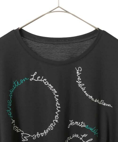 HIROKO BIS GRANDE / ヒロコビス グランデ チュニック | 【大きいサイズ/接触冷感】イレギュラーヘムデザインチュニックカットソー /洗える | 詳細2