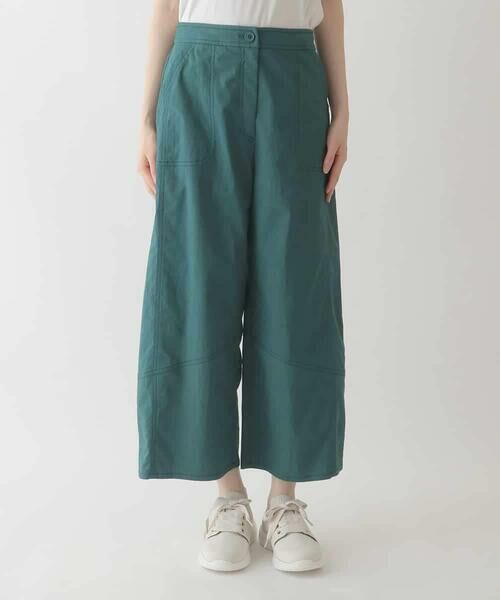 HIROKO BIS GRANDE / ヒロコビス グランデ その他パンツ | 【大きいサイズ】リネンライクストレッチ八分丈パンツ /洗える | 詳細1
