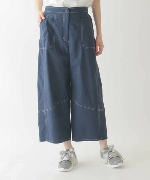 HIROKO BIS GRANDE / ヒロコビス グランデ その他パンツ | 【大きいサイズ】リネンライクストレッチ八分丈パンツ /洗える | 詳細10