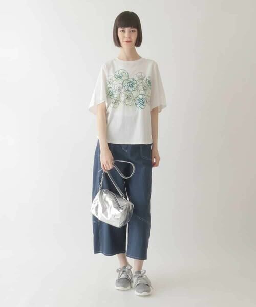 HIROKO BIS GRANDE / ヒロコビス グランデ その他パンツ | 【大きいサイズ】リネンライクストレッチ八分丈パンツ /洗える | 詳細11