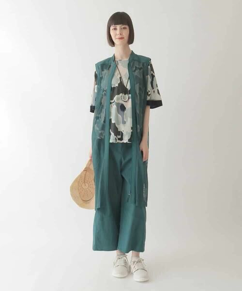 HIROKO BIS GRANDE / ヒロコビス グランデ その他パンツ | 【大きいサイズ】リネンライクストレッチ八分丈パンツ /洗える | 詳細18