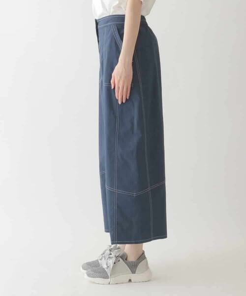 HIROKO BIS GRANDE / ヒロコビス グランデ その他パンツ | 【大きいサイズ】リネンライクストレッチ八分丈パンツ /洗える | 詳細3