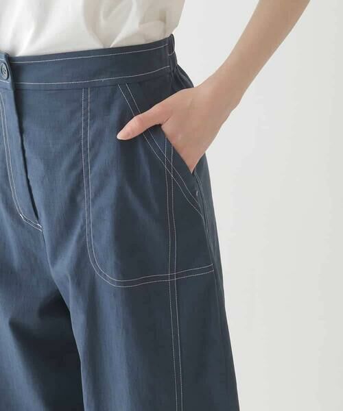 HIROKO BIS GRANDE / ヒロコビス グランデ その他パンツ | 【大きいサイズ】リネンライクストレッチ八分丈パンツ /洗える | 詳細7
