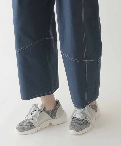 HIROKO BIS GRANDE / ヒロコビス グランデ その他パンツ | 【大きいサイズ】リネンライクストレッチ八分丈パンツ /洗える | 詳細8