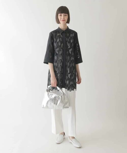 HIROKO BIS GRANDE / ヒロコビス グランデ その他パンツ | 【大きいサイズ】2WAYストレッチベルボトムパンツ /洗濯機で洗える | 詳細10