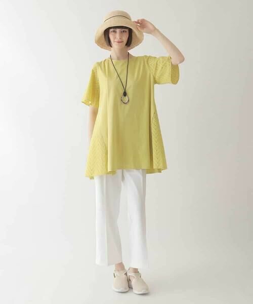 HIROKO BIS GRANDE / ヒロコビス グランデ その他パンツ | 【大きいサイズ】2WAYストレッチベルボトムパンツ /洗濯機で洗える | 詳細16