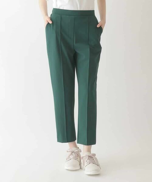 HIROKO BIS GRANDE / ヒロコビス グランデ チノ・ワークパンツ | 【大きいサイズ/接触冷感/吸汗速乾】センタークリースプルオンパンツ /洗濯機で洗える | 詳細13