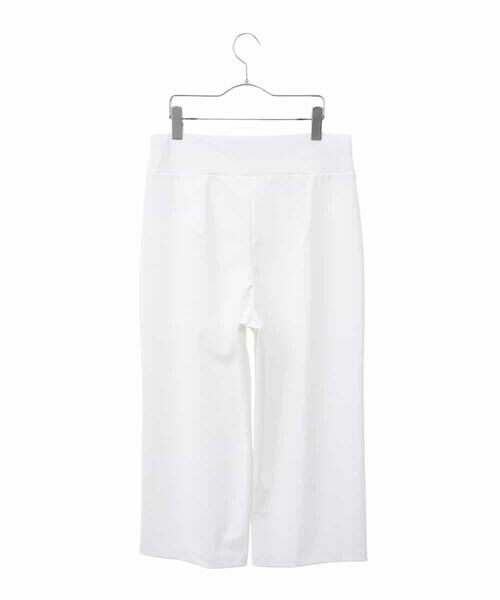 HIROKO BIS GRANDE / ヒロコビス グランデ その他パンツ | 【大きいサイズ/接触冷感/吸汗速乾】ドライストレッチワイドプルオンパンツ /洗濯機で洗える | 詳細1