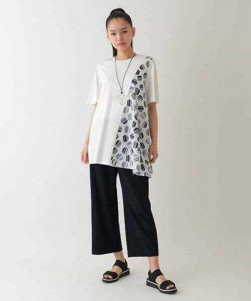 HIROKO BIS GRANDE / ヒロコビス グランデ その他パンツ | 【大きいサイズ/接触冷感/吸汗速乾】ドライストレッチワイドプルオンパンツ /洗濯機で洗える | 詳細14