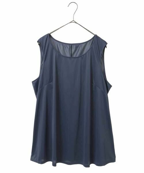 HIROKO BIS GRANDE / ヒロコビス グランデ シャツ・ブラウス | 【大きいサイズ/ボウタイ付き】楊柳シフォンフラワープリントブラウス /洗える | 詳細9