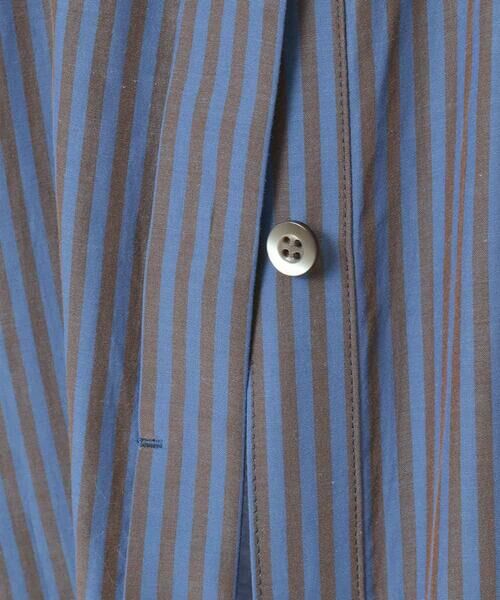 HIROKO BIS GRANDE / ヒロコビス グランデ シャツ・ブラウス | 【大きいサイズ】ストライプパターンデザインブラウス /洗える | 詳細15