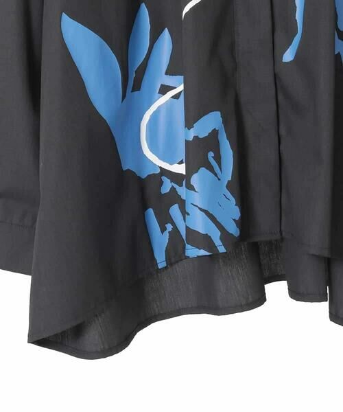 HIROKO BIS GRANDE / ヒロコビス グランデ シャツ・ブラウス | 【大きいサイズ】アートプリントブロードシャツ /洗える | 詳細6