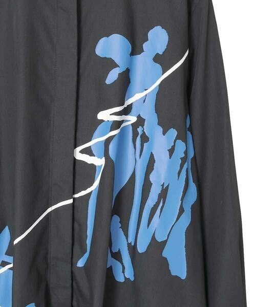 HIROKO BIS GRANDE / ヒロコビス グランデ シャツ・ブラウス | 【大きいサイズ】アートプリントブロードシャツ /洗える | 詳細8