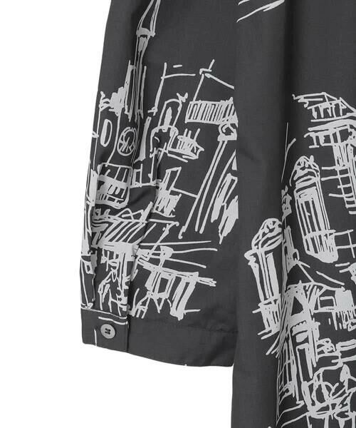 HIROKO BIS GRANDE / ヒロコビス グランデ シャツ・ブラウス | 【大きいサイズ】アートプリントタックデザインブラウス /洗える | 詳細16