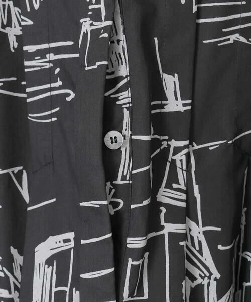 HIROKO BIS GRANDE / ヒロコビス グランデ シャツ・ブラウス | 【大きいサイズ】アートプリントタックデザインブラウス /洗える | 詳細18