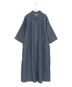 セール】 【大きいサイズ】立体Aラインドレスワンピース