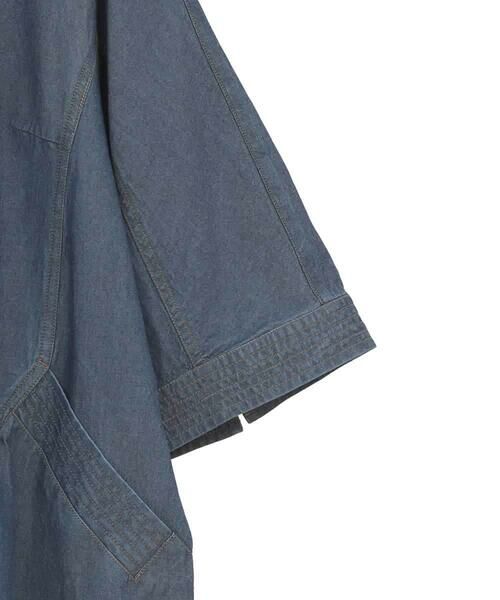 HIROKO BIS GRANDE / ヒロコビス グランデ ロング・マキシ丈ワンピース | 【大きいサイズ】ステッチポイントデニムワンピース /洗える | 詳細10