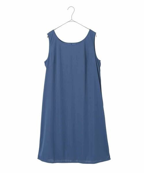 HIROKO BIS GRANDE / ヒロコビス グランデ ロング・マキシ丈ワンピース | 【大きいサイズ】ストライプパターン切り替えデザインワンピース /洗える | 詳細8