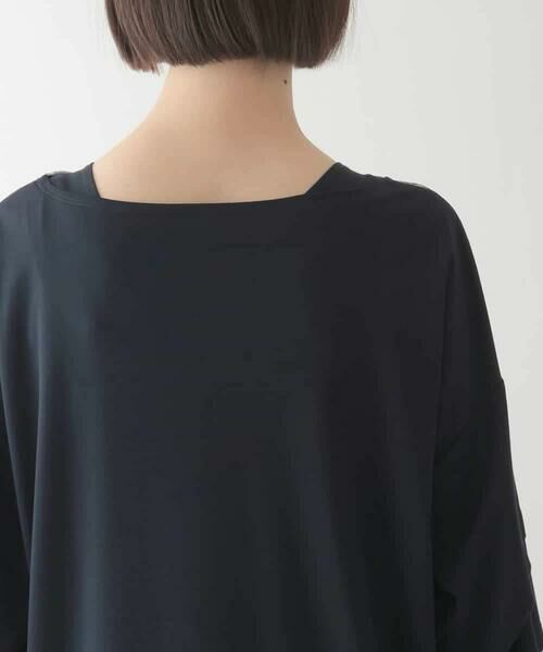 HIROKO BIS GRANDE / ヒロコビス グランデ チュニック | 【大きいサイズ】アートプリント切り替えデザインチュニック /洗える | 詳細8