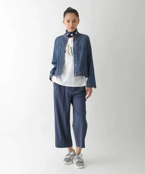 HIROKO BIS GRANDE / ヒロコビス グランデ カットソー | 【大きいサイズ】クラフト刺繍デザインカットソー /洗える | 詳細14