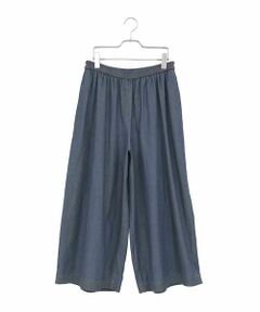 HIROKO BIS GRANDE / ヒロコビス グランデ その他パンツ | 【大きいサイズ】ステッチポイントワイドプルオンパンツ /洗える