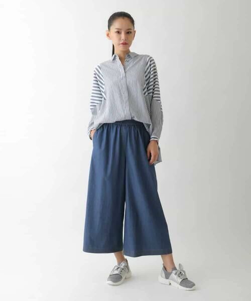 HIROKO BIS GRANDE / ヒロコビス グランデ その他パンツ | 【大きいサイズ】ステッチポイントワイドプルオンパンツ /洗える | 詳細10