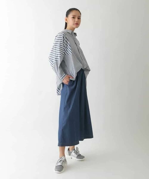 HIROKO BIS GRANDE / ヒロコビス グランデ その他パンツ | 【大きいサイズ】ステッチポイントワイドプルオンパンツ /洗える | 詳細11