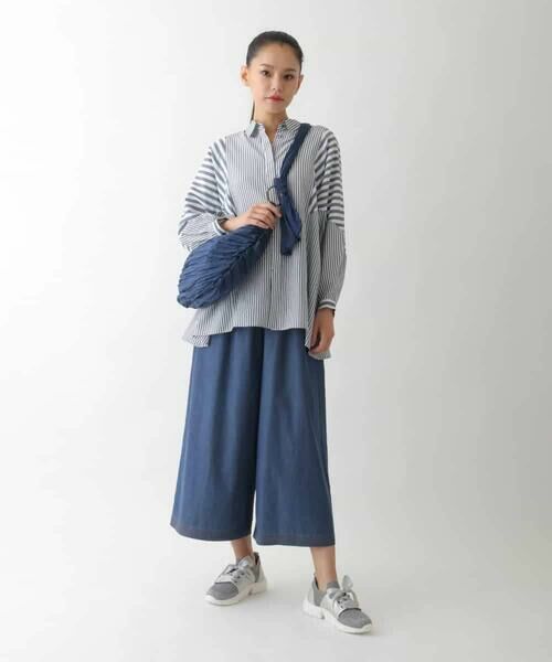 HIROKO BIS GRANDE / ヒロコビス グランデ その他パンツ | 【大きいサイズ】ステッチポイントワイドプルオンパンツ /洗える | 詳細12