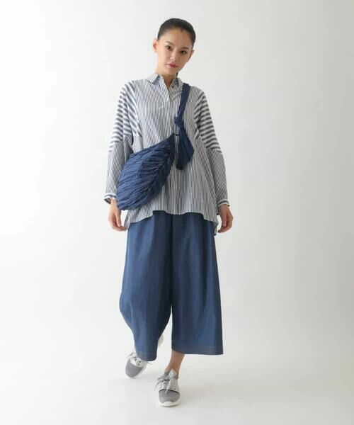 HIROKO BIS GRANDE / ヒロコビス グランデ その他パンツ | 【大きいサイズ】ステッチポイントワイドプルオンパンツ /洗える | 詳細13