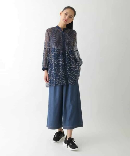 HIROKO BIS GRANDE / ヒロコビス グランデ その他パンツ | 【大きいサイズ】ステッチポイントワイドプルオンパンツ /洗える | 詳細16