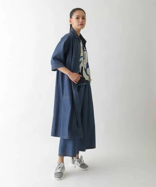 HIROKO BIS GRANDE / ヒロコビス グランデ その他パンツ | 【大きいサイズ】ステッチポイントワイドプルオンパンツ /洗える | 詳細17