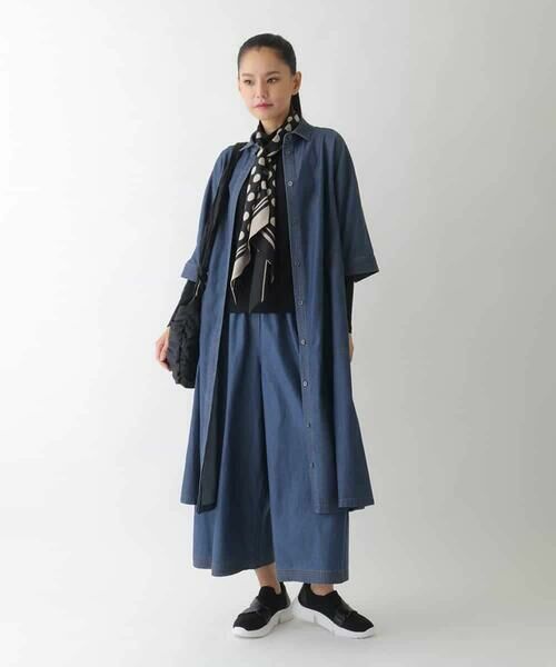 HIROKO BIS GRANDE / ヒロコビス グランデ その他パンツ | 【大きいサイズ】ステッチポイントワイドプルオンパンツ /洗える | 詳細18