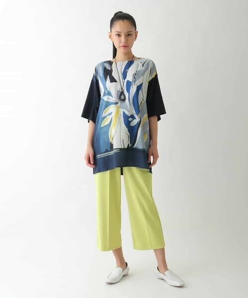 HIROKO BIS GRANDE / ヒロコビス グランデ チノ・ワークパンツ | 【大きいサイズ】美シルエットプルオンパンツ /洗濯機で洗える | 詳細4