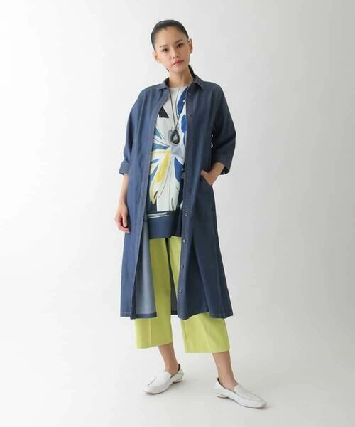 HIROKO BIS GRANDE / ヒロコビス グランデ チノ・ワークパンツ | 【大きいサイズ】美シルエットプルオンパンツ /洗濯機で洗える | 詳細6