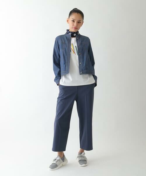 HIROKO BIS GRANDE / ヒロコビス グランデ チノ・ワークパンツ | 【大きいサイズ】美シルエットプルオンパンツ /洗濯機で洗える | 詳細21