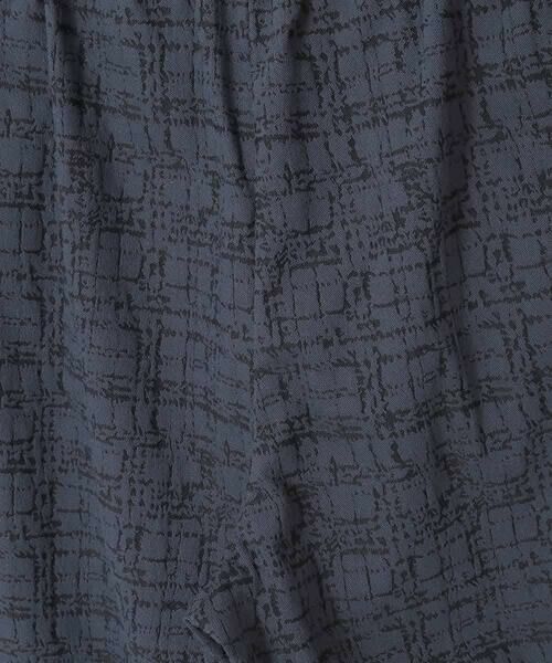 HIROKO BIS GRANDE / ヒロコビス グランデ チノ・ワークパンツ | 【大きいサイズ】アブストラクトデザインチェックパンツ /洗濯機で洗える | 詳細12